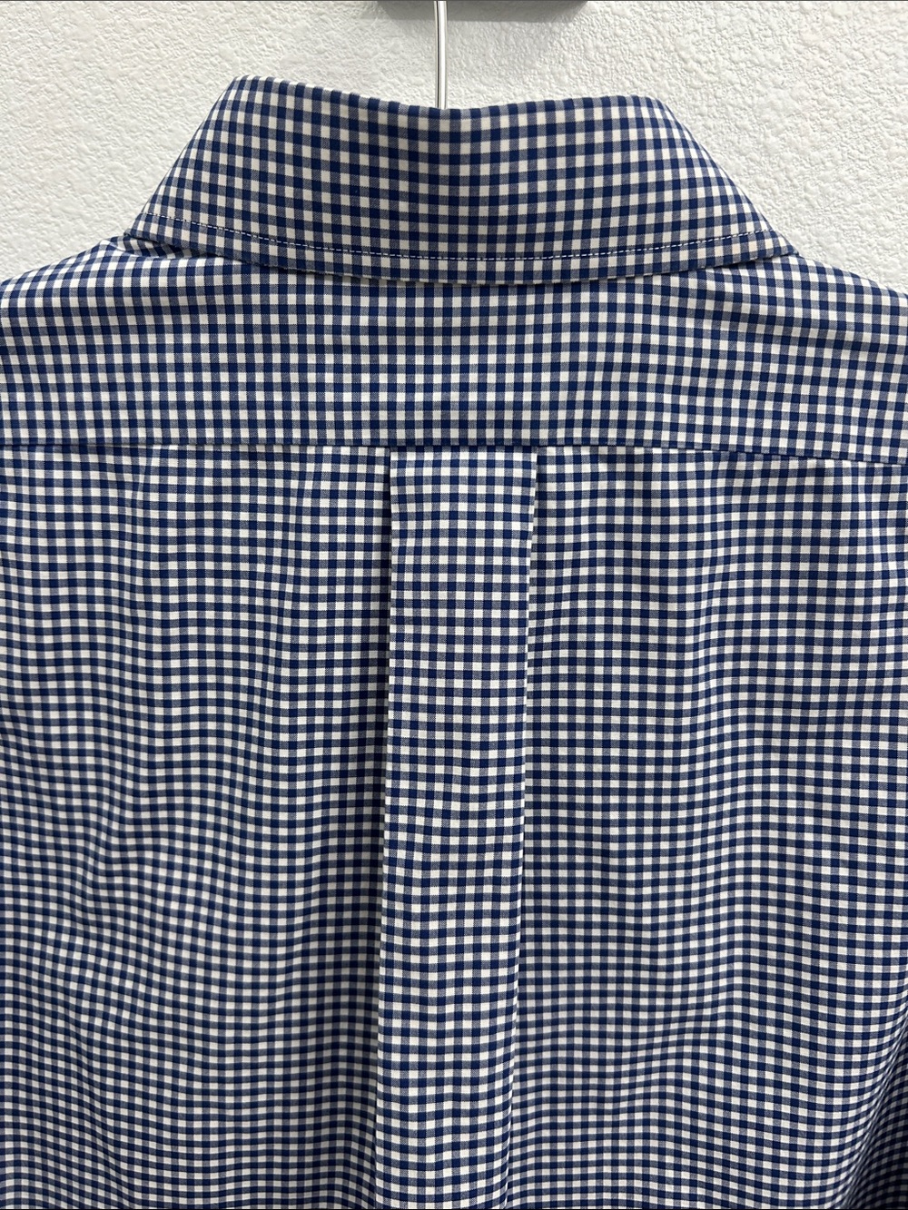 Brooks Brothers Men's Blue Gingham Button-Up Shirt - Picture 4 of 6